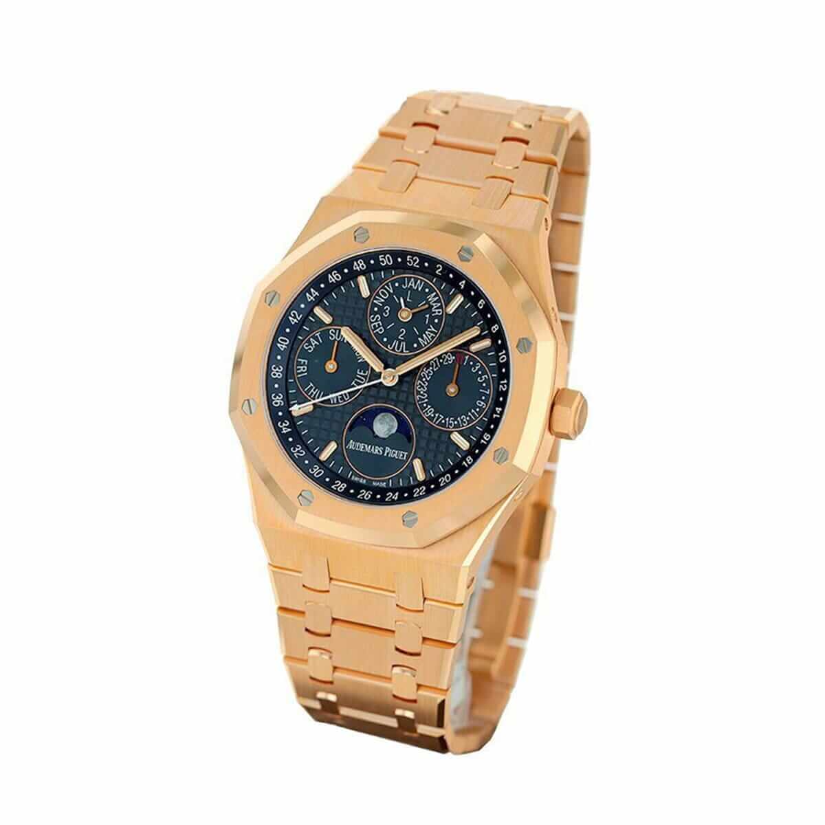 AP Rose Gold Blue Dial Replica - Image 2