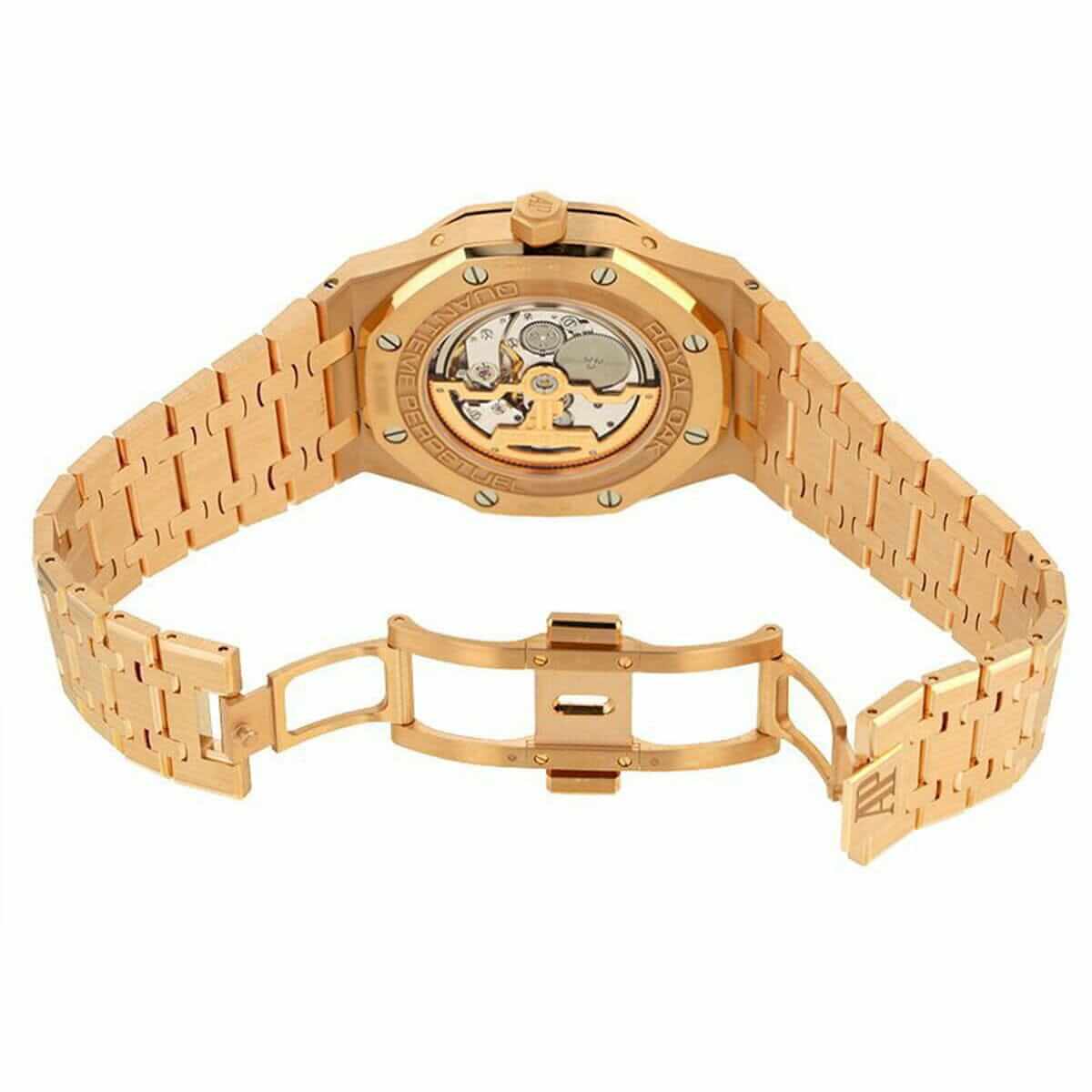 AP Rose Gold Blue Dial Replica - Image 3